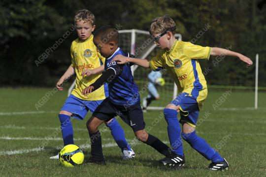 Sir Tom Finney FC Blue vs Penwortham St Teresa's FC Blue, Under 8, Football, Penwortham, UK - 13 Sep 2025