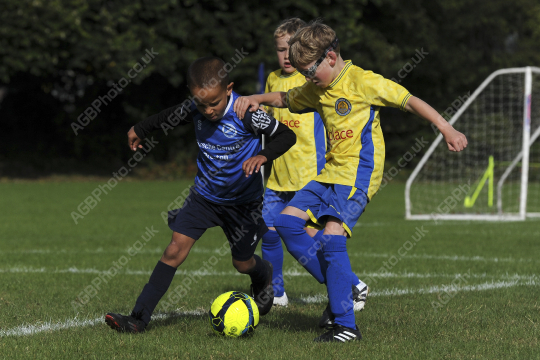 Sir Tom Finney FC Blue vs Penwortham St Teresa's FC Blue, Under 8, Football, Penwortham, UK - 13 Sep 2025