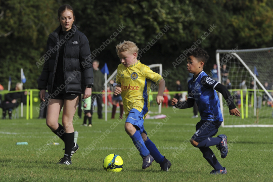 Sir Tom Finney FC Blue vs Penwortham St Teresa's FC Blue, Under 8, Football, Penwortham, UK - 13 Sep 2025