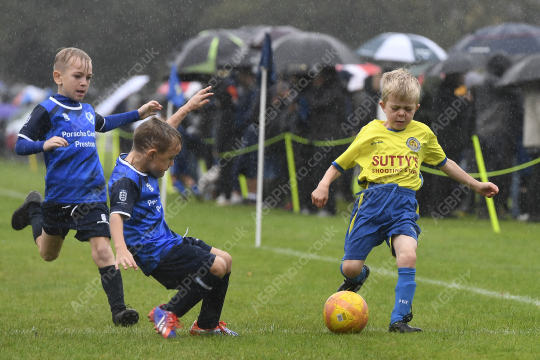 Sir Tom Finney FC Blue vs Penwortham St Teresa's FC White, Under 7, Football, Penwortham, UK - 20 Sep 2025