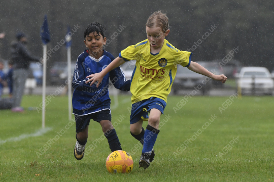 Sir Tom Finney FC Blue vs Penwortham St Teresa's FC White, Under 7, Football, Penwortham, UK - 20 Sep 2025