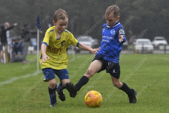 Sir Tom Finney FC Blue vs Penwortham St Teresa's FC White, Under 7, Football, Penwortham, UK - 20 Sep 2025