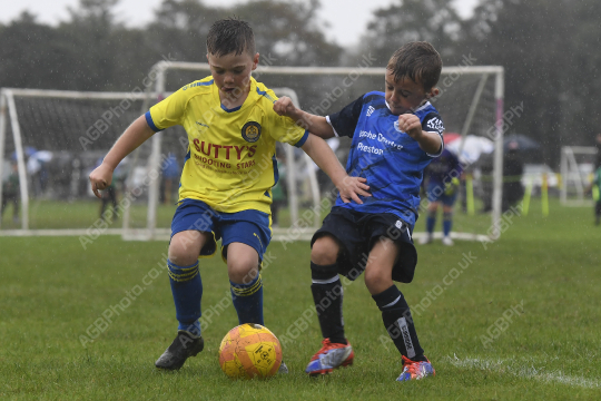 Sir Tom Finney FC Blue vs Penwortham St Teresa's FC White, Under 7, Football, Penwortham, UK - 20 Sep 2025