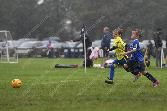 Sir Tom Finney FC Blue vs Penwortham St Teresa's FC White, Under 7, Football, Penwortham, UK - 20 Sep 2025