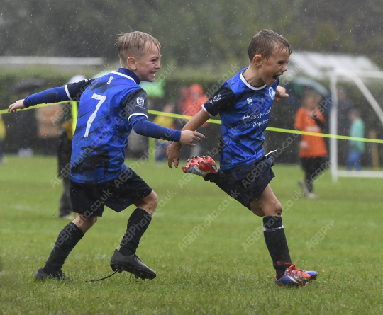Sir Tom Finney FC Blue vs Penwortham St Teresa's FC White, Under 7, Football, Penwortham, UK - 20 Sep 2025